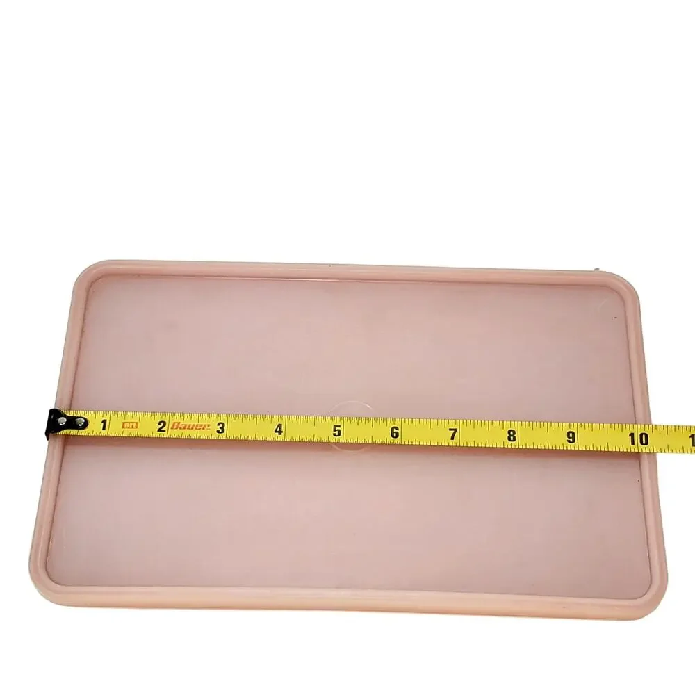 Vtg Tupperware Bacon Lunchmeat Keeper Container Pink 1292-8 Lid Vintage